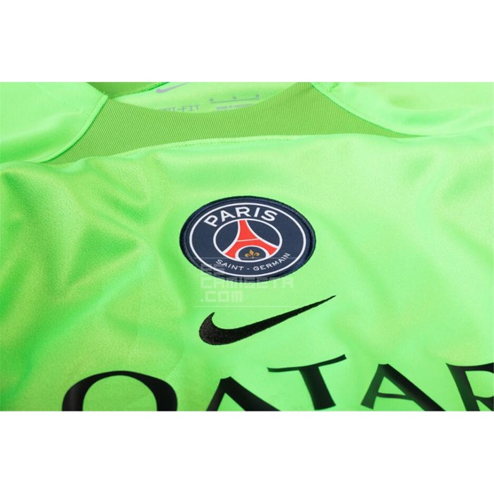 Camiseta Paris Saint-Germain Portero 22-23 Verde - Haga un click en la imagen para cerrar
